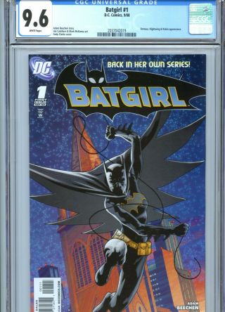 Batgirl 1 Cgc 9.  6 White Pages Batman App Dc Comics 2008