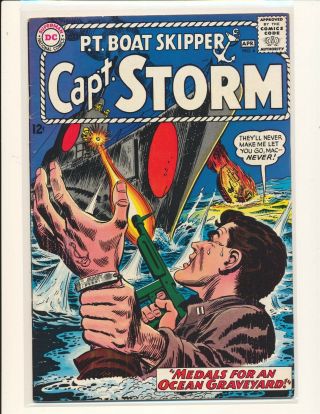 Capt.  Storm 6 - Kubert Art Fine Cond.