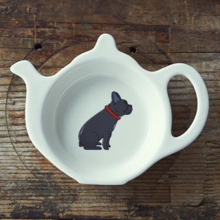 Tea Bag Holder Dish Tidy | French Bulldog | Great Gift For Dog Lovers | P&p