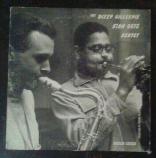 Rare Jazz 10 " Lp Set Of 2: Dizzy Gillespie Stan Getz Sextet Norgran Records Vg,