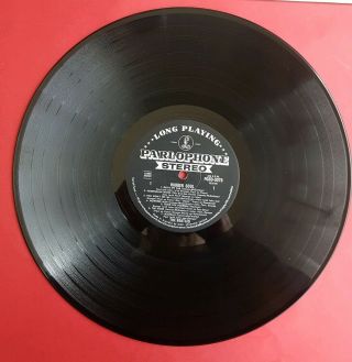 The Beatles STEREO Australia Rubber Soul 1965 vinyl LP silver & black Parlophone 5