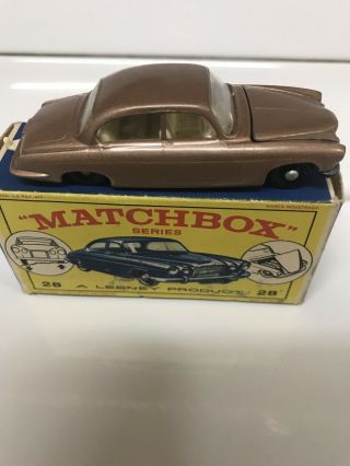 Vintage 60’s Matchbox 28 Jaguar Mark Ten
