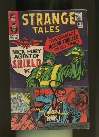 Strange Tales 135 Vg 4.  0 1 Books Marvel 1st App.  Of S.  H.  I.  E.  L.  D.  & Hydra