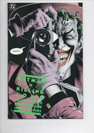 Batman The Killing Joke Comic Book From 1988/vf/nm 9.  0/1st Print/only $19.  95