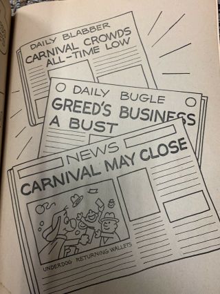 Vintage 1980 Underdog Color Book Whitman Polly Carnival Confusion 4