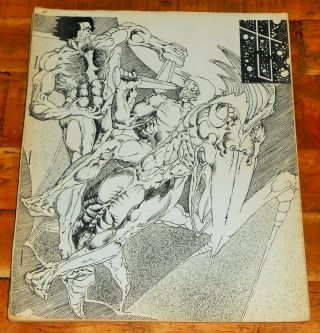 Heroes Unlimited 6 Rare Fanzine 1968 Jeff Jones Brian Bolland Ec Horror Batman