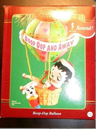 Betty Boop Surprise Christmas Ornament With Sound Carlton Cards 1997 Collectible