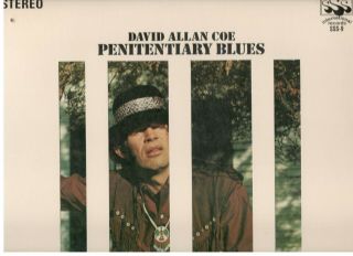 David Allan Coe Lp " Penitentiary Blues " Nm 1977