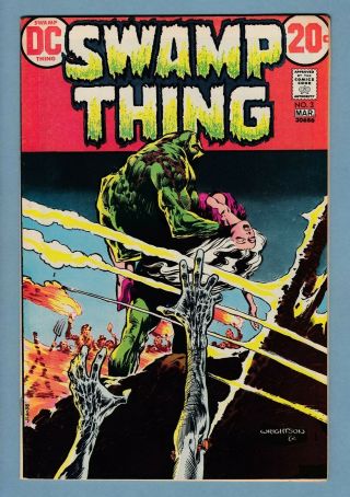 Swamp Thing 3 Vfn - (7.  5) 1st Full Patchwork Man Appearance_wrightson Art_cents