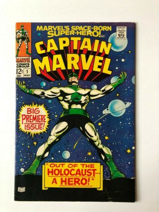 Captain Marvel 1 Marvel 1968 - Stan Lee 2nd Ronan Carol Danvers Mid Grade