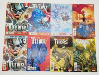Thor 1 2 3 5 6 True Belivers 1 Thors 2 & 3 Jane Foster First Print Comic Book
