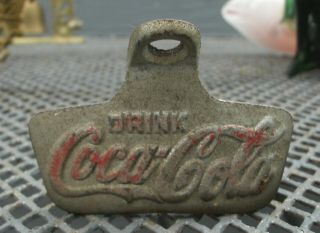 Vintage Coca - Cola Wall Bottle Opener - Made In Usa
