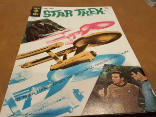 Star Trek 4 Vg,  Gold Key Comics,  1968 Photo Cover William Shatner & Nimoy