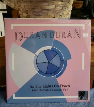 Duran Duran As The Lights Go Down Live Rsd 2019 Pink Blue Colored Etched Vinyl