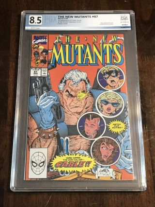 Mutants 87 1990 Vf,  Pgx 8.  5 1st First App Cable Movie Deadpool (like Cgc)