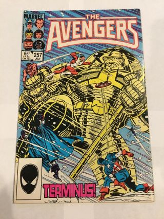 Avengers 257 (marvel Comics 1985) 1st Appearance Of Nebula F/vf