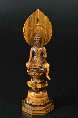 T8082: Chinese Stone Tiger Eye Stone Buddhist Statue Sculpture Buddhist Art