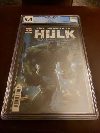 Immortal Hulk 1 Cgc 9.  4 Wp Clayton Crain 1:25 Ratio Variant Marvel Comics 2018