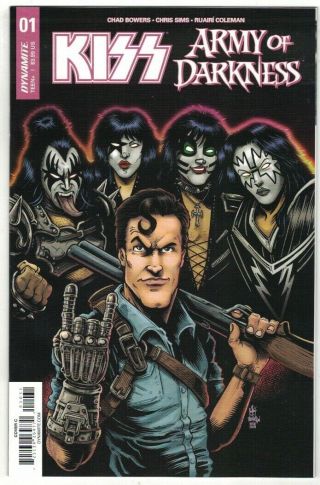 Kiss/army Of Darkness 1 - 5 Complete Mini - Series - Dynamite Entertainment/2018