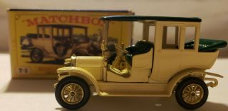 Vintage Lesney Matchbox Models Of Yesteryear Y3 1910 Benz Limousine