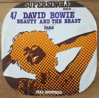 David Bowie Beauty And The Beast - Fame - 12in Single - Rare Spanish Single 1978