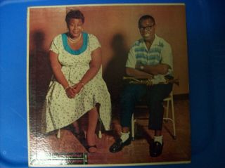Ella Fitzgerald And Louis Armstrong Orig 1956 Verve Mg V - 4003 Lp Orange Dg