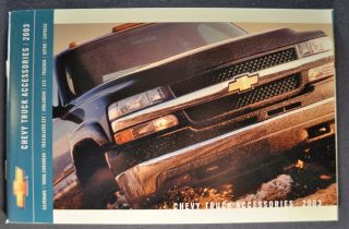 2003 Chevrolet Truck Accessories Brochure Silverado Pickup Blazer Suburban S - 10
