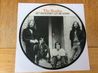 7” Vinyl The Beatles - Get Back - 20th Anniversary Picture Disc