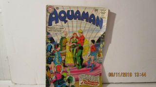 Aquaman 18 Comic Book Dc Comics Wedding Of Aquaman And Mera 1964 Key Issue