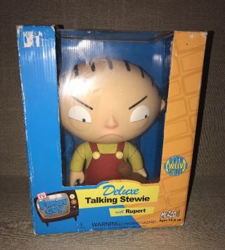 Family Guy Mezco Deluxe Talking Stewie With Rupert