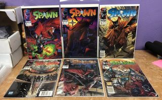 Spawn 1 - 25 Image Comics 1992 1st First Appearance & Batman Newsstand 3,  4,  6 & 11