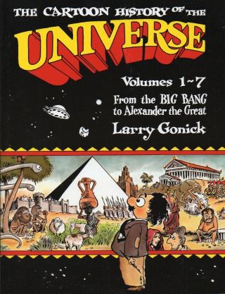 The Cartoon History Of The Universe Set Of 2 - Volumes 1 - 13 Larry Gonick Huge Scs