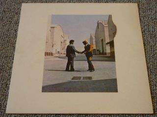 Pink Floyd - Wish You Were Here - Very Rare Uk 1st Press Lp,  Postcard A - 1/b - 3