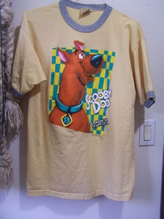 Rare Vintage 1996 Hanna - Barbera Scooby - Dooby - Doo T - Shirt Sz L Cartoon Network
