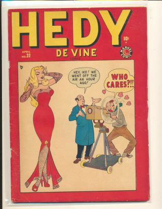 Hedy Devine Comics 32 - Anti - Wertham Editorial Vg Cond.