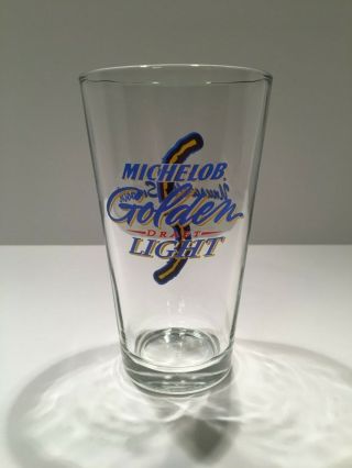 Michelob Golden Draft Light Vintage Pint Beer Glass