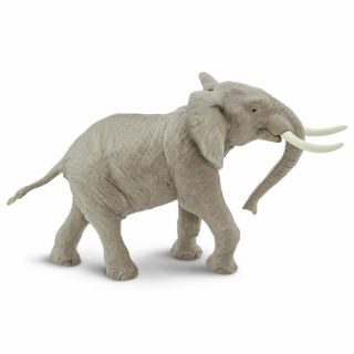 Wild Safari Wildlife African Bull Elephant Safari Ltd Animal Toy Figure