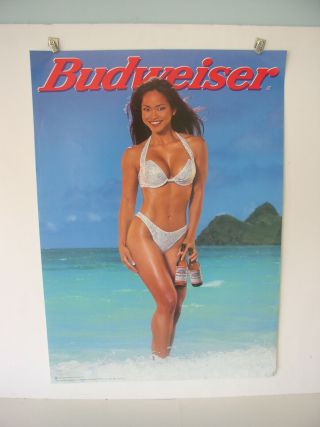 1997 5 - 26 Budweiser Beer Poster 20 X 28 Inches