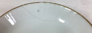 Chinese Blue & White Dish & Bowl 18th C.  later Gilding A/F 8