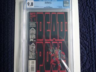 Deadpool Circle Chase 1 Cgc 9.  8 First Solo Series Marvel Madureira 1993 Nmmt