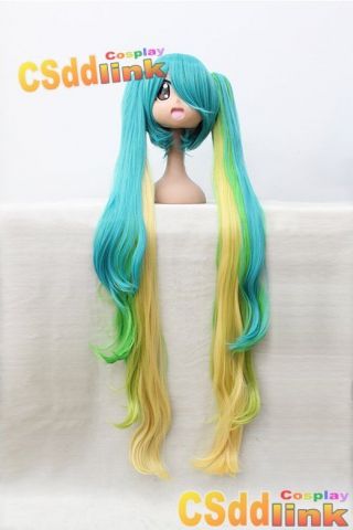 Lol League Of Legends Sona Buvelle Cosplay Wig With 2 Clips Green Cs