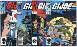 G.  I.  Joe 61 - 82 Complete Run Avg.  Nm/nm,  9.  4/9.  6 1st Prints Marvel 1987