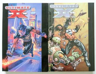 Ultimate X - Men Vol.  1 & 2 Hardcover Marvel Graphic Novel Comic Book