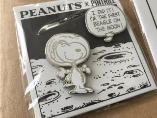 Sdcc 2019 Peanuts Snoopy First Astronaut On The Moon Pintrill Pins