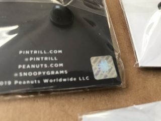 SDCC 2019 Peanuts Snoopy First Astronaut On the Moon Pintrill Pins 2