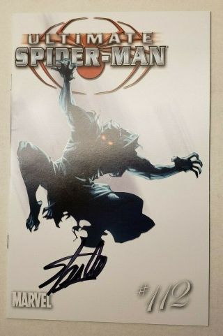 Signed Stan Lee Ultimate Spiderman 112 1:100 White Variant 129 300 101 8
