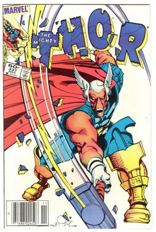 Mighty Thor 337 Marvel Comic 1st Appearance Of Beta Ray Bill And Lorelei
