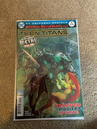 Dc Comics Teen Titans (rebirth) 12 Key 1st Batman Who Laughs Nm