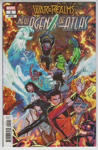 War Of The Realms Agents Of Atlas 2 Nm 1:25 Ron Lim Cover Variant 2019