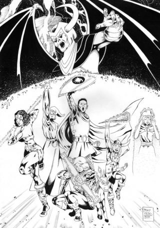 Dungeons And Dragons (11 " X17 ") By Bruno Pedro - Ed Benes Studio